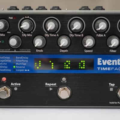 Eventide Time Factor Twin Delay Pedal w/ Mogami Gold Cable #58812 image 18