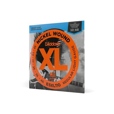 D'Addario XL 10-46 Regular Light Double Ball End Electric Guitar Strings ESXL110 image 2