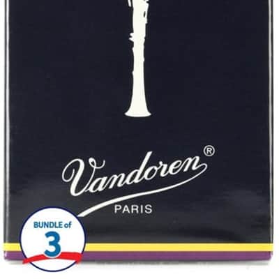 Vandoren CR103 Traditional Bb Clarinet Reed - 3.0 (30-pack) image 2