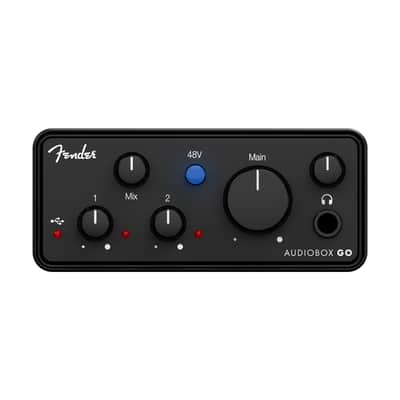 Fender AudioBox Go Ultra-Compact 2x2 USB-C Recording Audio Interface image 1