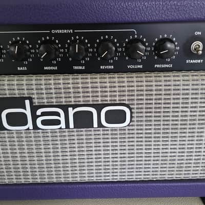 Soldano Lucky 13 100 Watt Guitar Amplifier Head Purple! Two amps in One: Fender Twin and Marshall JMP! Post-SLO 100w Amp RARE image 7