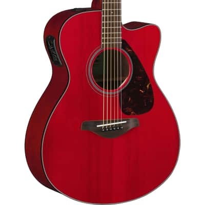 Yamaha FSX800C Acoustic-Electric Guitar - Ruby Red image 1