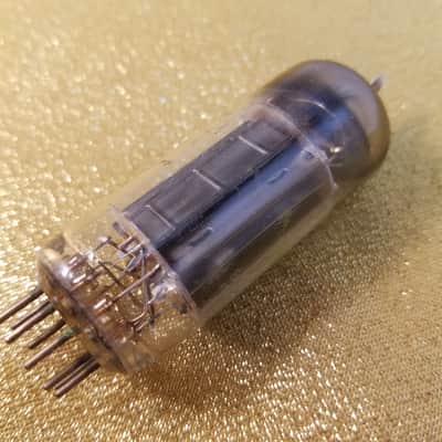 Tung-Sol etc. Matched Pair (2) black plate 6CG7 tNOS AT1000 TESTED Vacuum Tubes dual triode 1954-1960 image 15