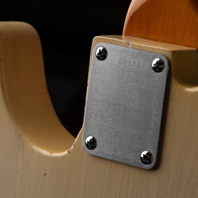 Fender Telecaster 1960's replica - Rosewood board, White Blond, nitro, light relic image 8