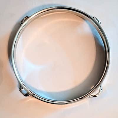 UNMARKED BATTER DRUM HOOP 6"/4L CHROME -FREE SHIP TO C-USA! image 3