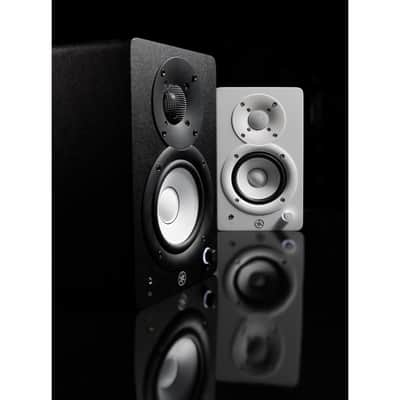 Yamaha HS3 Powered Studio Monitors 3.5" 2-way Bass Refiex Powered Speaker with 3.5" Cone Woofer In White - Pair image 11