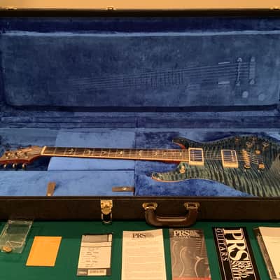 PRS McCarty 594 wood library Artist 10 top 2018 River Blue image 9