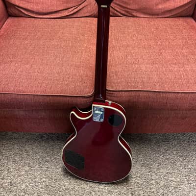Drifter HLP-2W Les Paul Copy Lawsuit Guitar Trans Red 1970's image 7