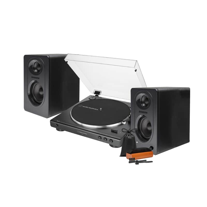 Audio-Technica AT-LP60X Fully Automatic Belt-Drive Stereo Turntable (Black)