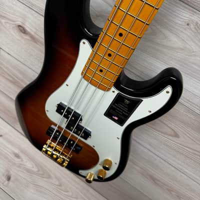 Fender 75th Anniversary American Professional PJ Bass, 2-Color Sunburst image 4
