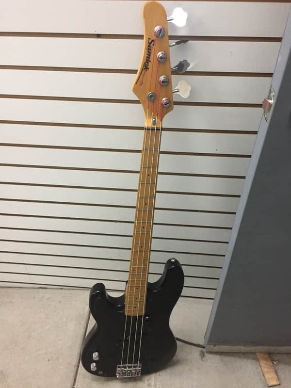 Samick P Bass left Handed 1990's Black image 1