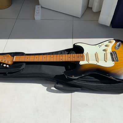 2021 Haar Guitars Traditional S - Aged 2-Tone Sunburst | Custom Relic Stratocaster image 2