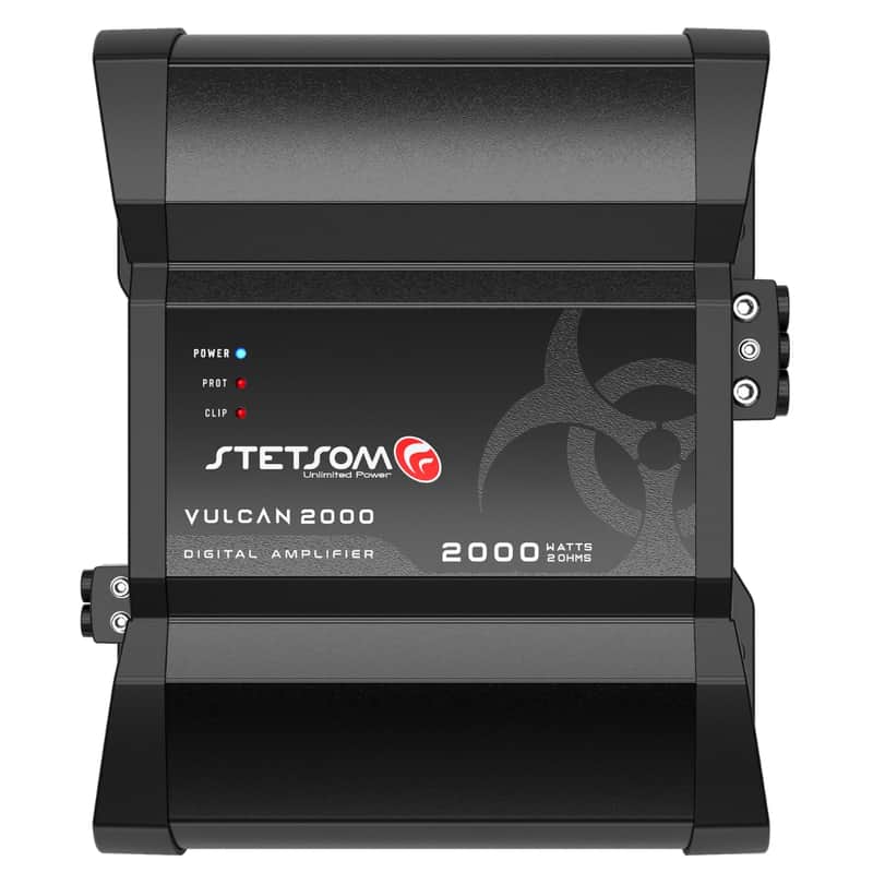 Stetsom Vulcan 2000 2-Ohm Class D Full Range Mono Digital Car Audio Amplifier 2000 Watts RMS image 1