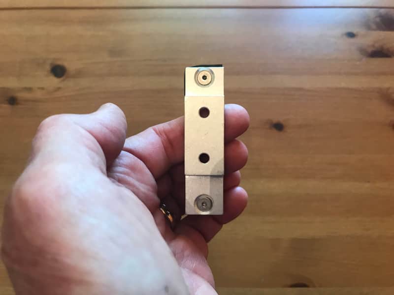 Domino Domino Ludwig Throw-Off Retroplate with Trick Butt Plate 2018 - Brushed aluminum image 1