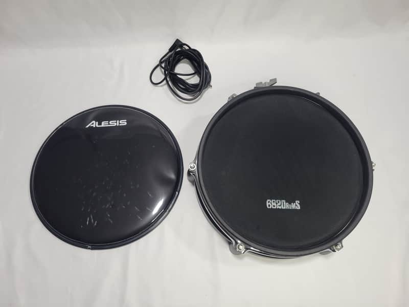 Alesis RealHead (w/ Mesh) 10" Dual-Zone Electronic Drum Pad 2010s - Black image 1