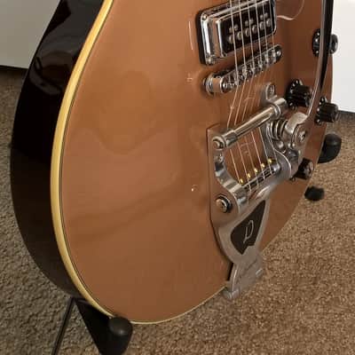 Guild DeArmond M-77T -- Near-Mint; 2001; Solar Bronze; Made in Korea; USA 2K Pickups; All-Original image 5