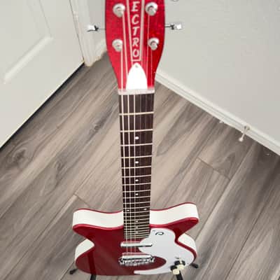 Danelectro ‘59M NOS+ Double Cut - Red Metalflake image 5