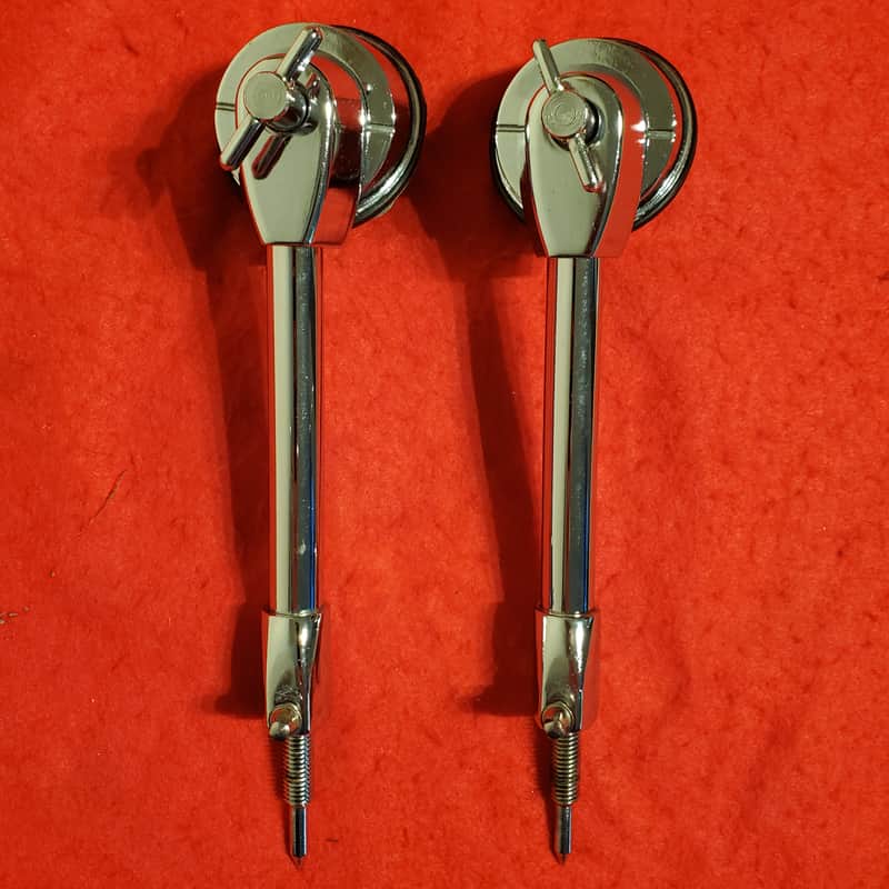 L& R Universal Bass Drum Legs W/Hardware - Chrome & S.S. -Ultra Clean image 1