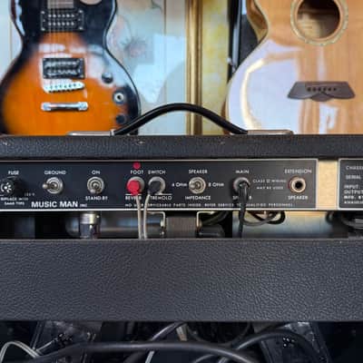 Music Man 210 Sixty-Five 2-Channel 65-Watt 2x10" Guitar Combo 1974 - 1979 - Black image 2