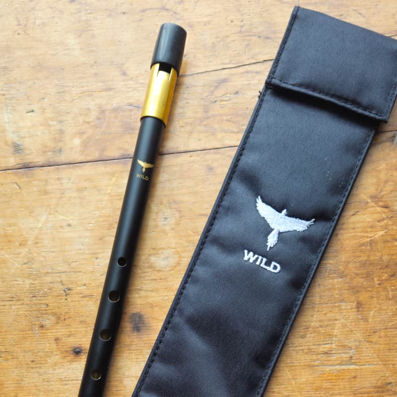 McNeela Wild Irish whistle (high D) 2023 - Black image 1