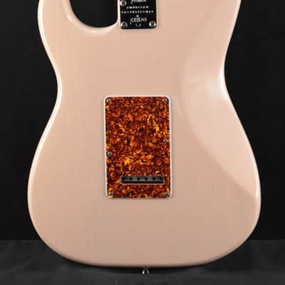 Mint Fender American Professional II Stratocaster Thinline Transparent Shell Pink Rosewood Fingerboard image 8