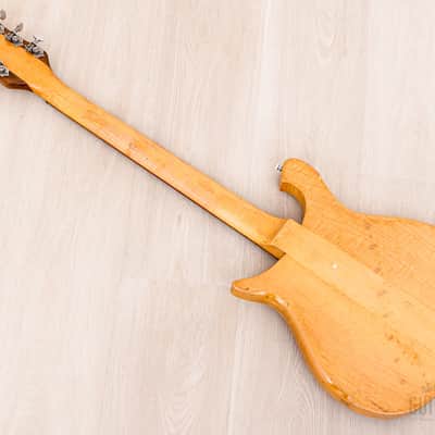 1961 Rickenbacker 450 Combo Vintage Electric Guitar Mapleglo w/ Toaster Top Pickups, Case image 12