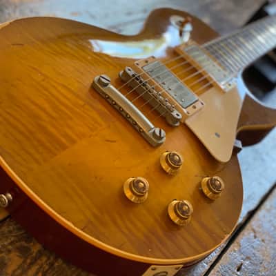Gibson Custom Shop Heavy Aged 2014 Hand Selected 1959 Les Paul Standard Historic Reissue Green Lemon (R9) image 5