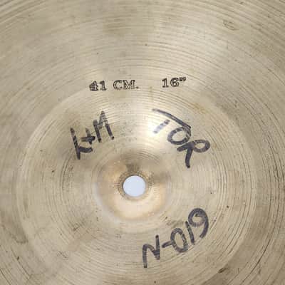 Vintage Sabian Block Hollow Logo 16" Crash Cymbal image 6