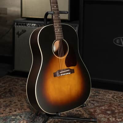 Gibson J-45 Special Acoustic/Electric Guitar - Satin Vintage Sunburst with Gig Bag image 14