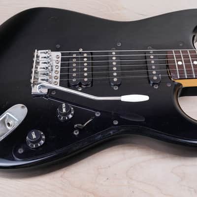 Fender Boxer Series ST-456 Stratocaster MIJ 1984 Black Japan Vintage w/ Bag image 5