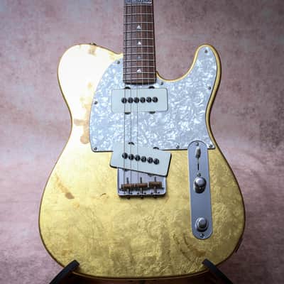 FENDER CIJ Hellecasters Limited Edition Will Ray "JAZZ-A-CASTER" Telecaster "Gold Foil Leaf + Maple" (1997) image 4