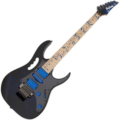 Ibanez JEM77P Steve Vai Guitar Blue Floral Pattern B-Stock image 1