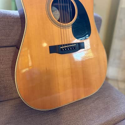 Rare Premier Sabra 1980 dreadnought solid top acoustic guitar image 2