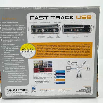 M-Audio Fast Track Guitar / Mic Recording Interface image 5