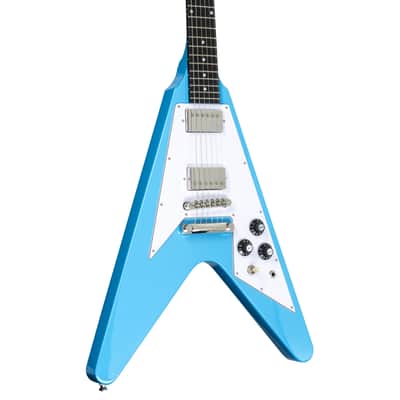 Epiphone Flying V 70s Maui Blue - Electric Guitar image 6