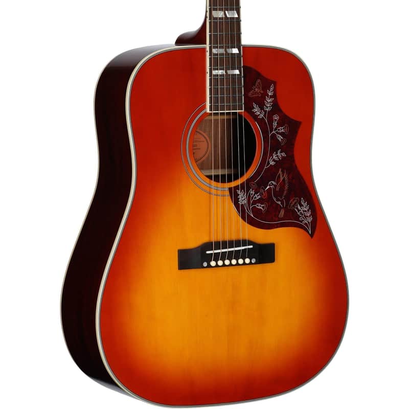 Epiphone Hummingbird Standard Acoustic-Electric Guitar w/ Fishman Electronics & Premium Gig Bag - Cherry Sunburst
