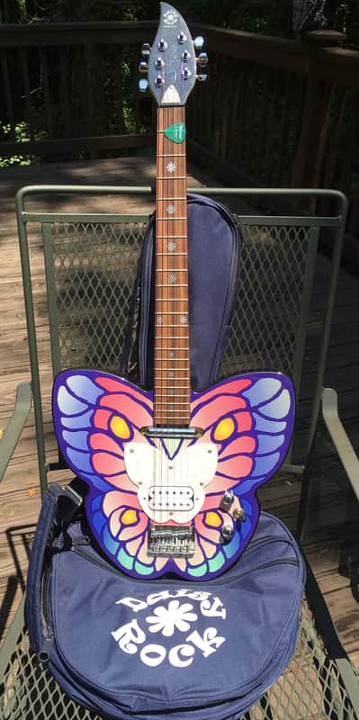Daisy Rock Butterfly Electric Guitar - Short Scale Girl Guitar