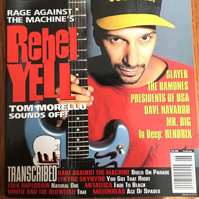 Guitar school Magazine June 1996 Tom Morello From Rage Against The Machine is on the cover image 2