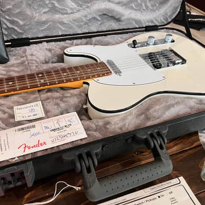 Fender American Ultra Telecaster 2023 - Arctic Pearl image 13