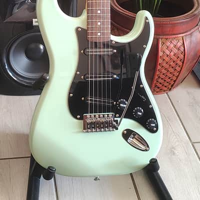 Fender Squire Stratocaster 2025 - Surf Green w/upgraded electronics image 1