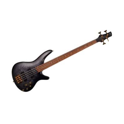 Ibanez SR300EDX-BZM 4-String Active Bass Guitar – Black Ice Matte 2025 - Black Ice Matte image 1