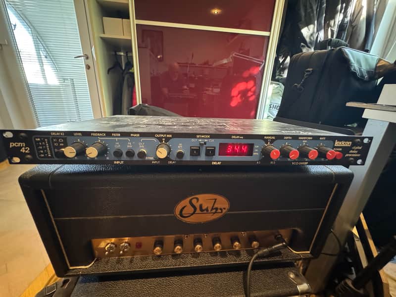 Lexicon PCM 42 Digital Delay Processor 1980s - Blue image 1
