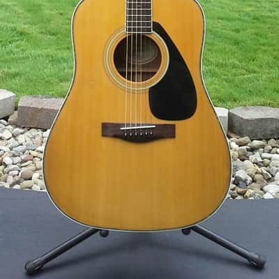 Rare Vintage Yamaha DW-5S Solid Sitka Spruce Acoustic Guitar w