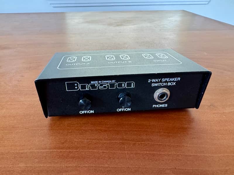 Bryston SWB-2 / SWB2 2-Way Speaker Switch Box with Headphone Output image 1