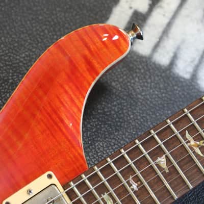 2000 PRS Custom 22 10 Top Electric Guitar Blood Orange + OHSC image 3