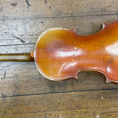 Vintage Czech Stradivarius Copy Violin Husk for parts/repair project image 6