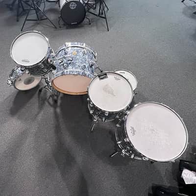 Peter Erskine's DW Jazz Series 12/13/14/16/20" Maple Gum Drum Set Kit with Matching 14" Snare in Silver Abalone image 15