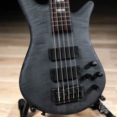 Spector Euro 5 LX Neck-Thru 5-String EMG Bass – Trans Black Stain Matte image 3