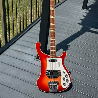 Rickenbacker 4001 "Mono" Bass 1968 - a dead mint Fireglo example w/an original Bill of Sale ! image 2