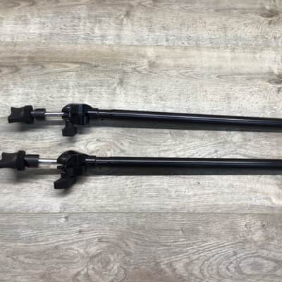 Set of 2 Roland 22" Ball Adjusting Cymbal Mounts w/ Wing Nuts, Roland Anti-Spins & Felts image 1